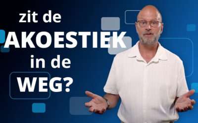 De invloed van akoestiek op de overdracht van het geluid